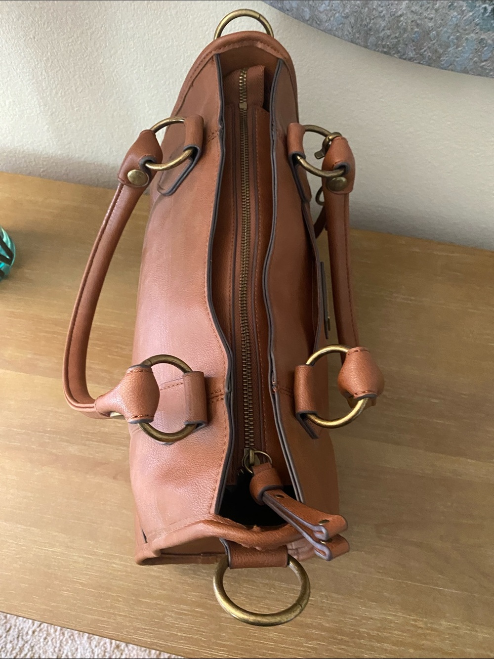 Frye & Co. Core Satchel in the Cognac. - Picture 5 of 6